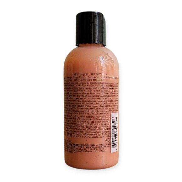 Philosophy Melon Daiquiri Shower Gel 3-in-1 Body Wash Shampoo 180ml - Picture 2 of 4